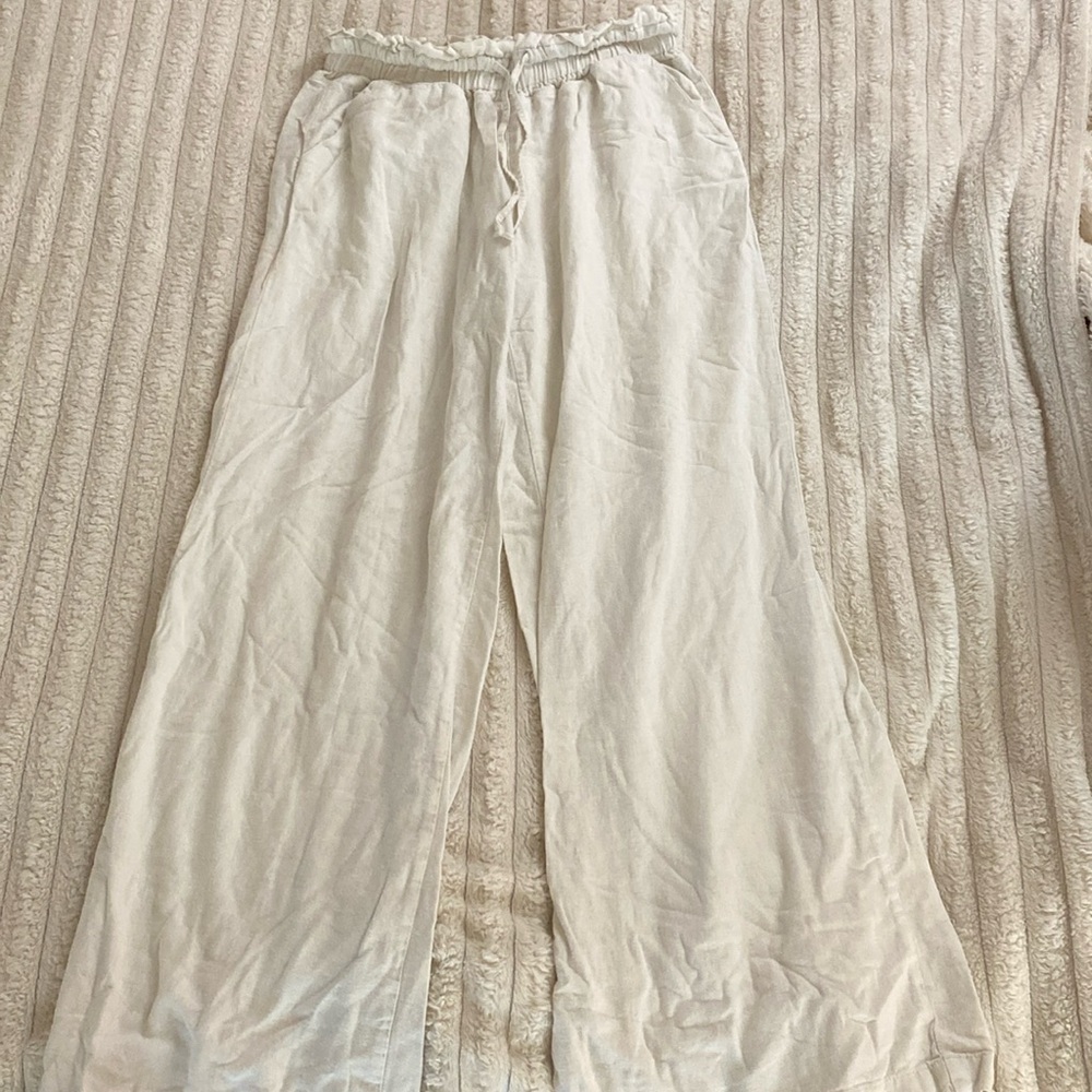 Happily Grey linen pants